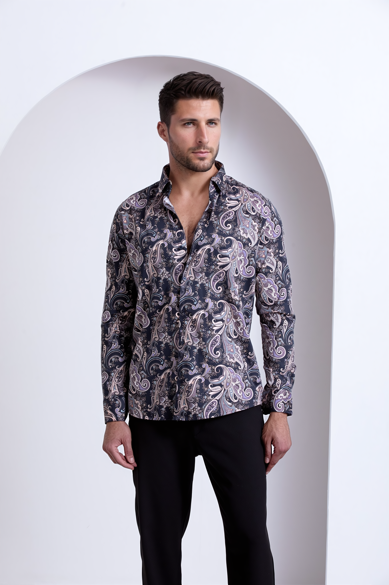 Luxe Paisley Printed Shirt