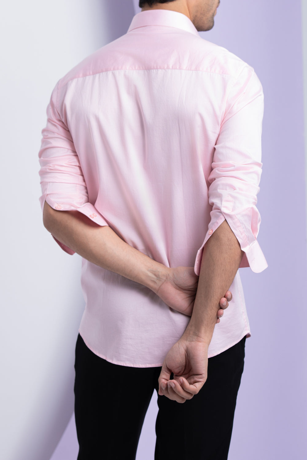 Classic Pink - Cotton Satin Shirt