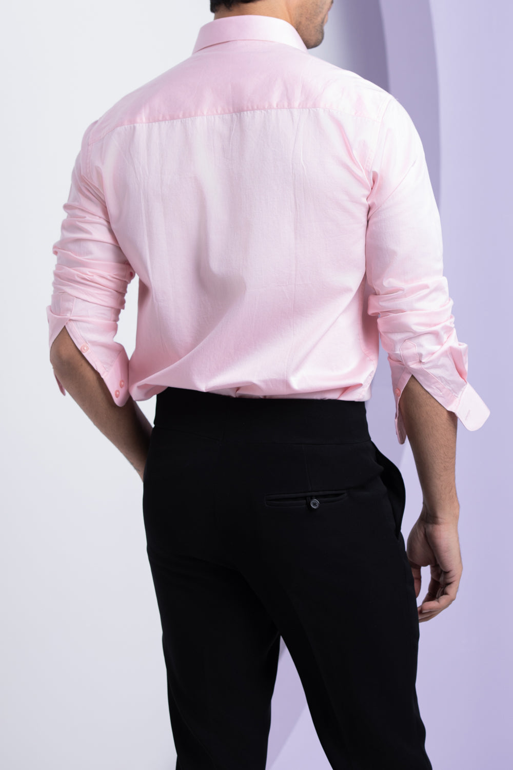 Classic Pink - Cotton Satin Shirt