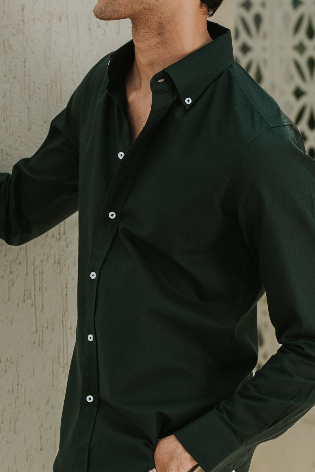 Green Buttondown Oxford Shirt