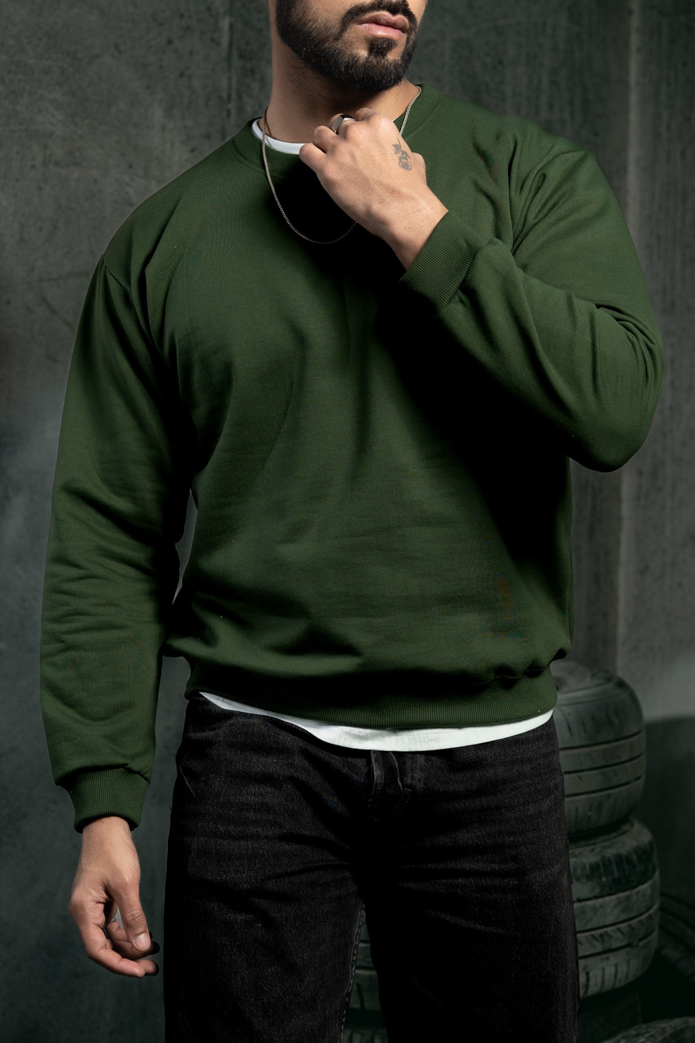 Bottle Green Sweatshirt