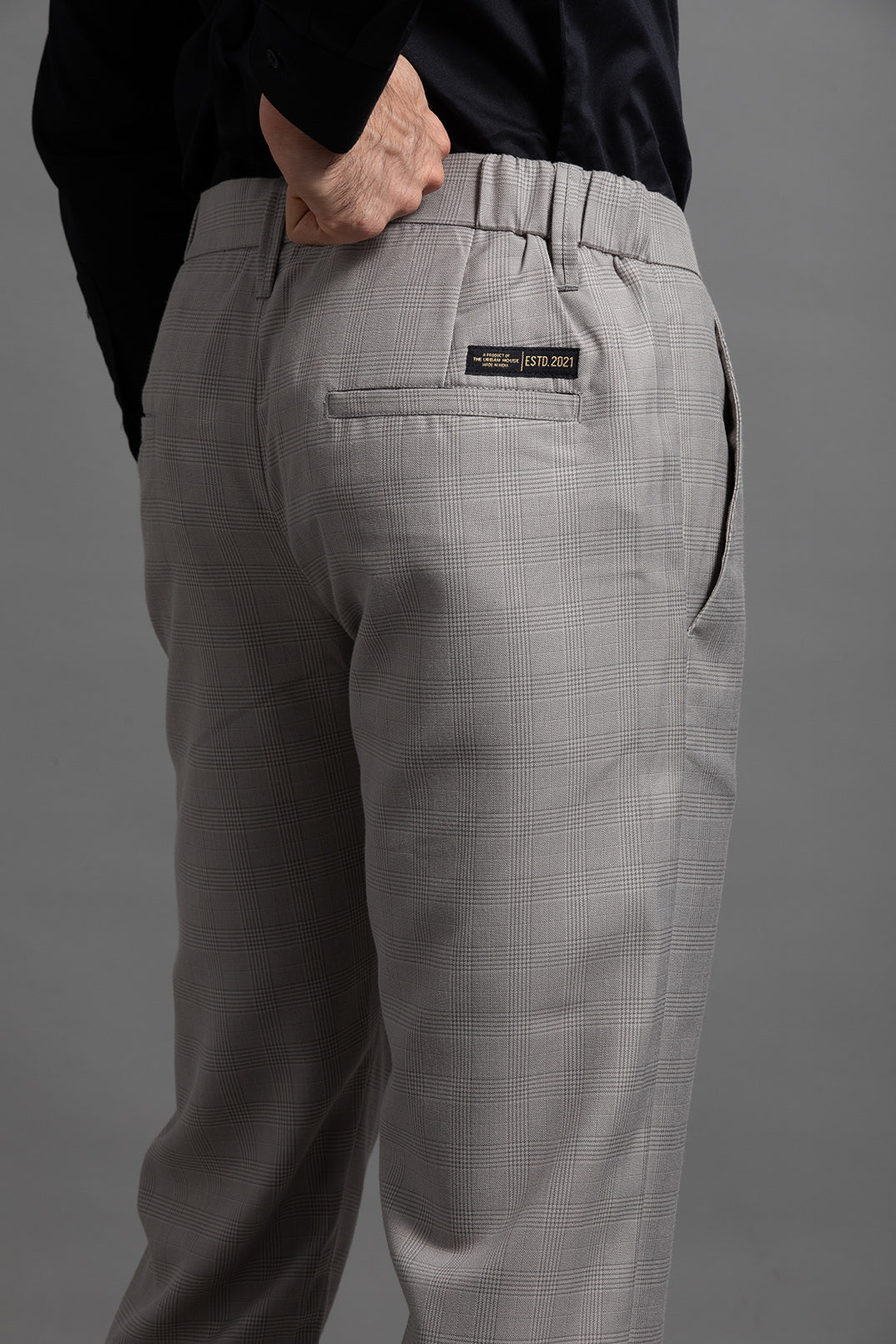 GREY CHECKERED TROUSERS - LIMITED EDITION