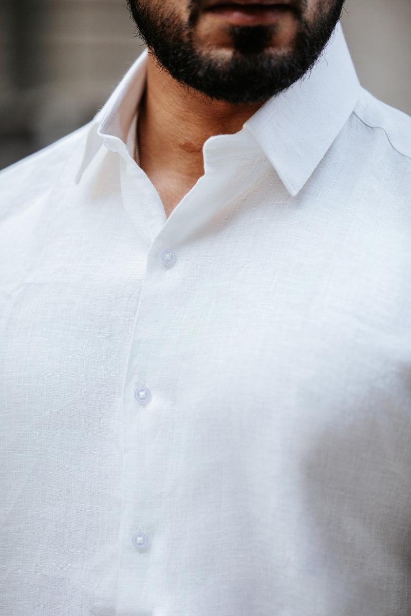 Classic White - Linen Shirt